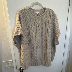 J.Jill Plus Size 4X Cable Sweater Vest